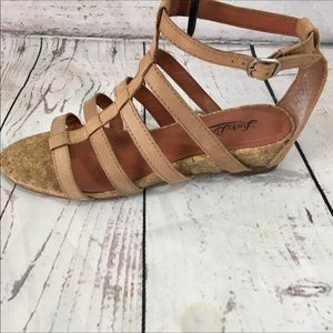 Lucky Brand leather gladiator sandals size 7 1/2
